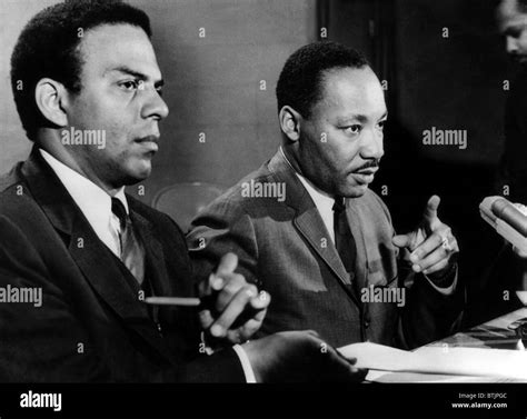 American civil rights activists Andrew Young and Dr. Martin Luther King ...