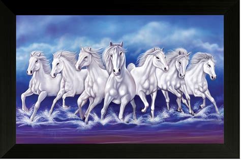 937 Hd Wallpaper Of 7 White Horses free Download - MyWeb