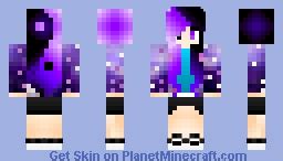 Galaxy Girl Minecraft Skin