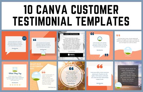 10 Canva Testimonial Templates - KindaWonderful