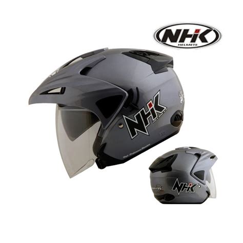 BARU !!! NHK PREDATOR SOLID DOUBLE VISOR