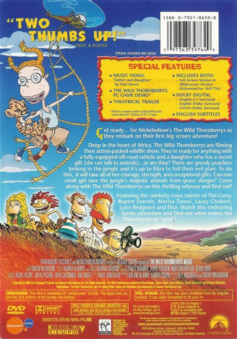 Nickelodeon - The Wild Thornberrys Movie - DVD