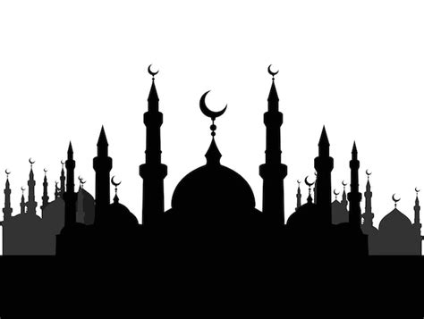 Mosque Silhouette Vector