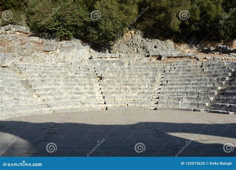 Ruins of Ancient Butrint in Butrint National Park Stock Photo - Image ...