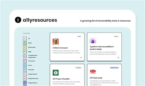 Just launched!!! a11yresources - A growing list of accessibility tools ...