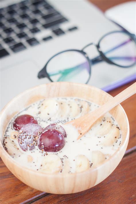 Oatmeal with fruit 1782674 Stock Photo at Vecteezy