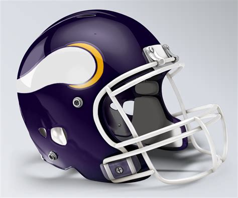 Minnesota Vikings Throwback Helmet Minnesota Vikings Football, Football ...