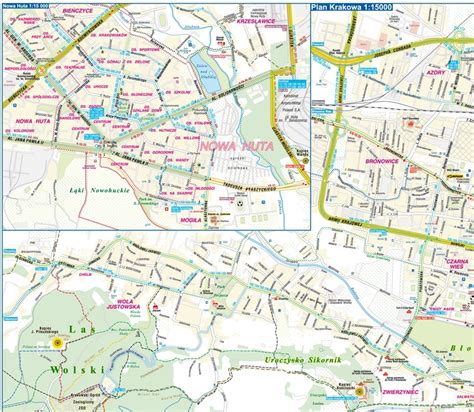 OKOLICE KRAKOWA mapa turystyczna 1:50 000 COMPASS