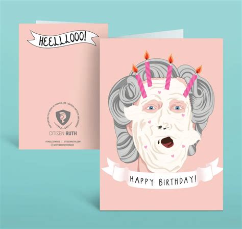 Mrs. Doubtfire Happy Birthday Card – Party Art Community