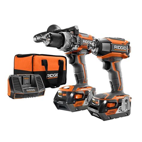 Ridgid 18-Volt Gen5X Lithium-Ion Cordless Brushless Hammer Drill and ...