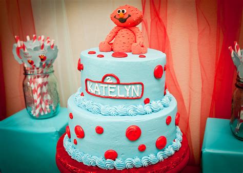 Kara's Party Ideas Red and Turquoise Elmo Party - Sesame Street Party ...