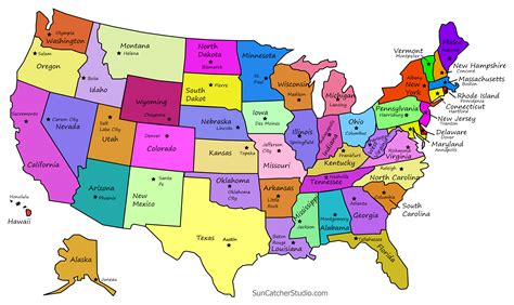 States Map Labeled