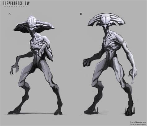 ArtStation - Independence Day Resurgence - Aliens Concept Art, Luca ...