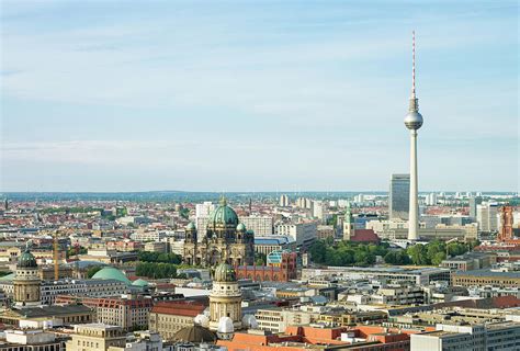 Aerial View Of Berlin Cityscape Photograph by Georgeclerk