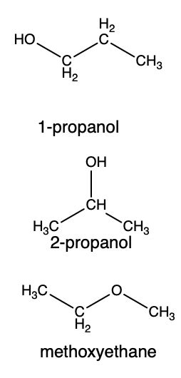 How many constitutional isomers does C3H8O have? | Homework.Study.com