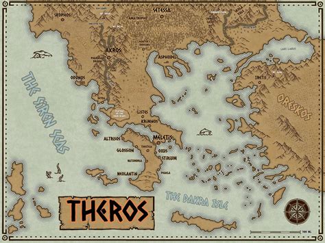 Greek Theros | Inkarnate - Create Fantasy Maps Online