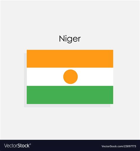 Niger flag Royalty Free Vector Image - VectorStock