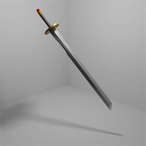 Katana for Game - 3D Model by Jonson