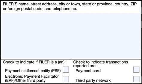 IRS Form 1099-K Instructions: Payment Cards/3rd Party Networks