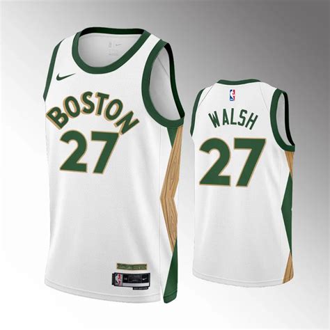 Jordan Walsh #27 Swingman Boston Celtics 2023-24 City Edition Jersey ...