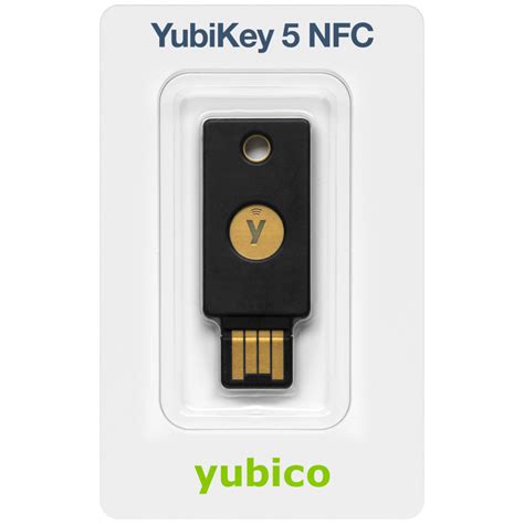 USB-A YubiKey 5 NFC Two Factor Security Key | Yubico