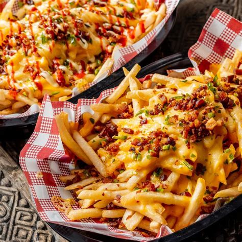 Cheesy Loaded Fries | Food menu, Loaded fries, Food tech