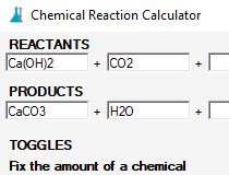 Spice of Lyfe: Chemical Reaction Calculator