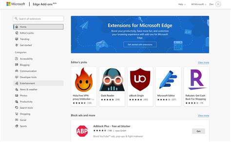 New Microsoft Edge extensions site goes live for all | Windows Central