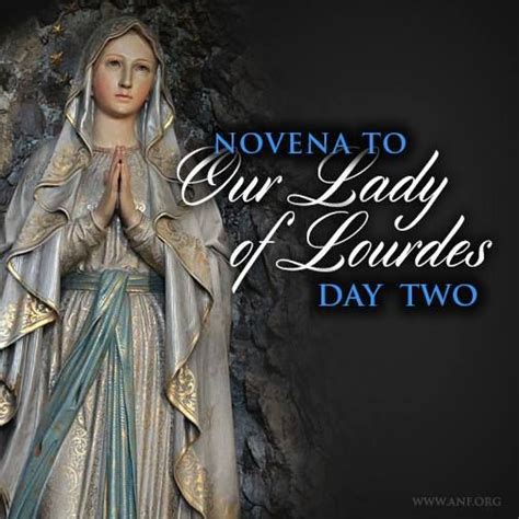 Novena to Our Lady of Lourdes | Lady of lourdes, Novena, Lourdes