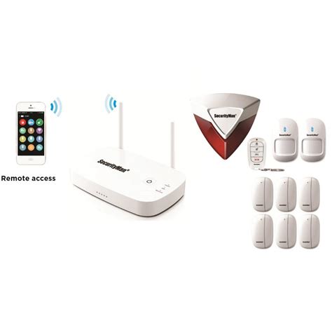 SecurityMan Mobile App Based Wireless Home Security Alarm System with 8 ...