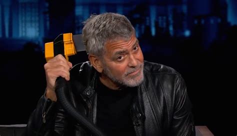 George Clooney Demonstrates His Mad Flowbee Hair Cutting Skills For ...