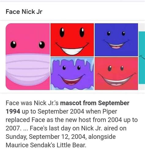 Nick Jr face : r/90sNostalgia