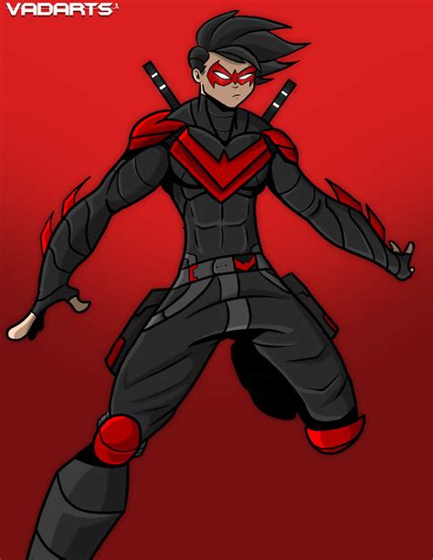 NIGHTWING RED by Vadarts on DeviantArt