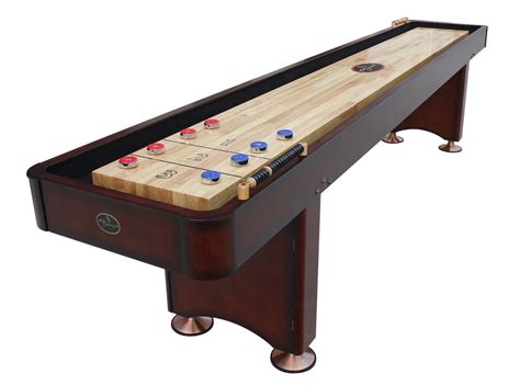 12' Georgetown Cherry ShuffleBoard Table - Shuffleboard.net