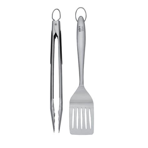 Weber 2-Piece Style Stainless Steel Grill Tool Set-6707 - The Home Depot