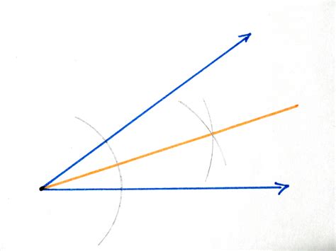 How to Construct a Bisector of a Given Angle: 6 Steps