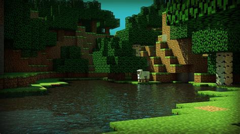 Minecraft Background Hd - Minecraft Biome From The Sky 720p Background ...