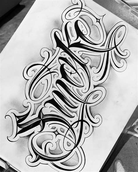 Cursive Font For Tattoos Generator