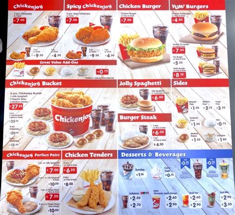 Jollibee Menu Prices Ph