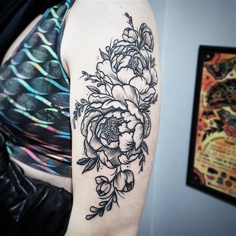 85+ Best Peony Tattoo Designs & Meanings - Powerful & Artistic (2019)