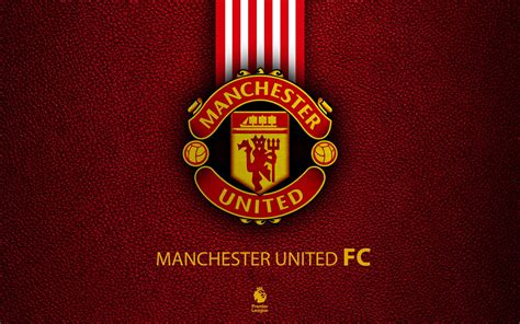 Download Soccer Logo Manchester United F.C. Sports 4k Ultra HD Wallpaper