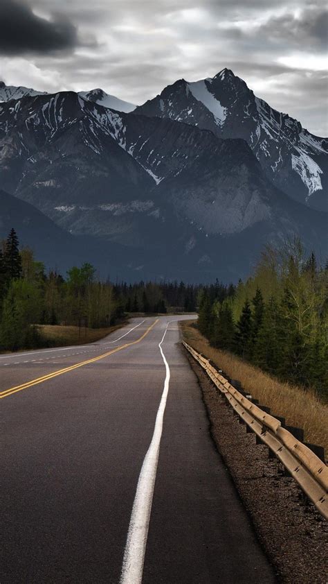 Road To Mountains Hd Wallpaper - [1080x1920] download and share ...