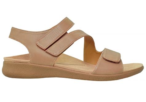 Scholl Orthaheel Foray Womens Comfortable Supportive Leather Sandals ...