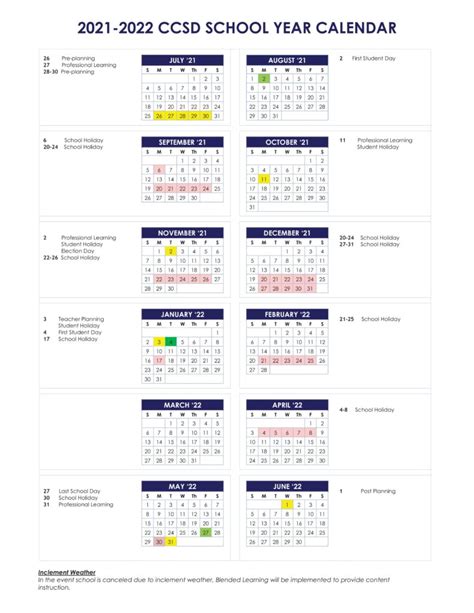 Cherokee County Schools Calendar 2021-2022 - US School Calendar