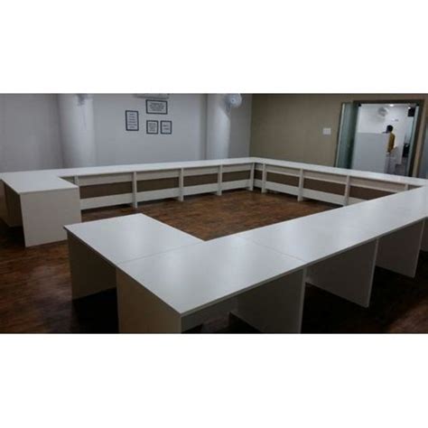 Rectangular 12 Seater Teak Wood White Conference Table at Rs 550 in Pune