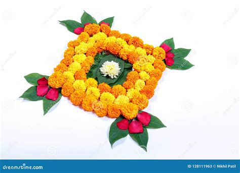 Flower Rangoli Royalty-Free Stock Photography | CartoonDealer.com #43959041