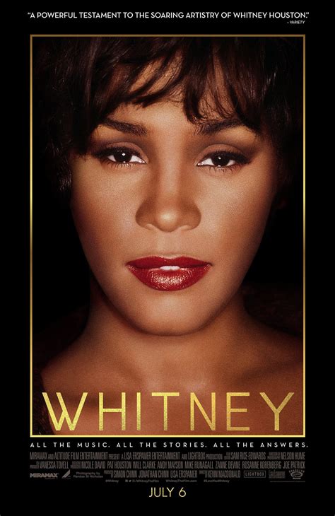 Affiche du film Whitney - Affiche 2 sur 3 - AlloCiné