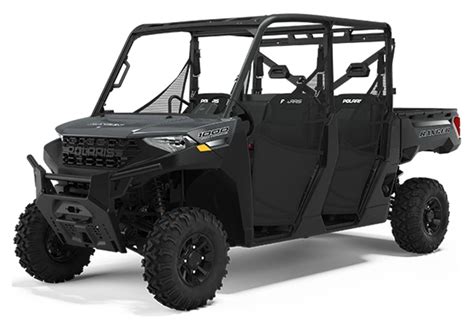 New 2021 Polaris Ranger Crew 1000 Premium Stealth Gray | Utility ...