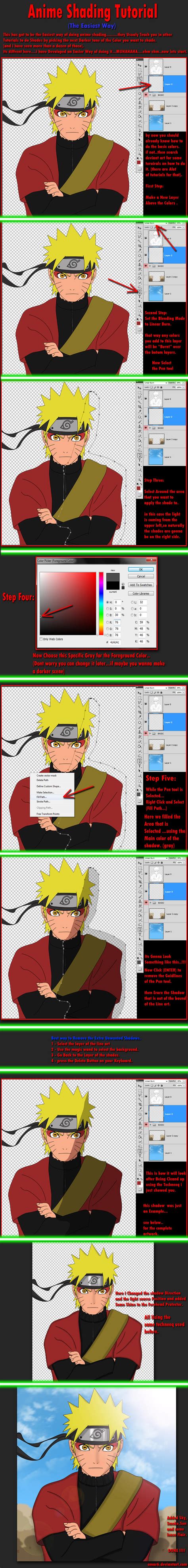 Anime Cell Shading Tutorial by Omar6 on DeviantArt