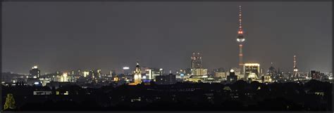 Berlin skyline @ night Foto & Bild | panorama, techniken, aufnahme ...